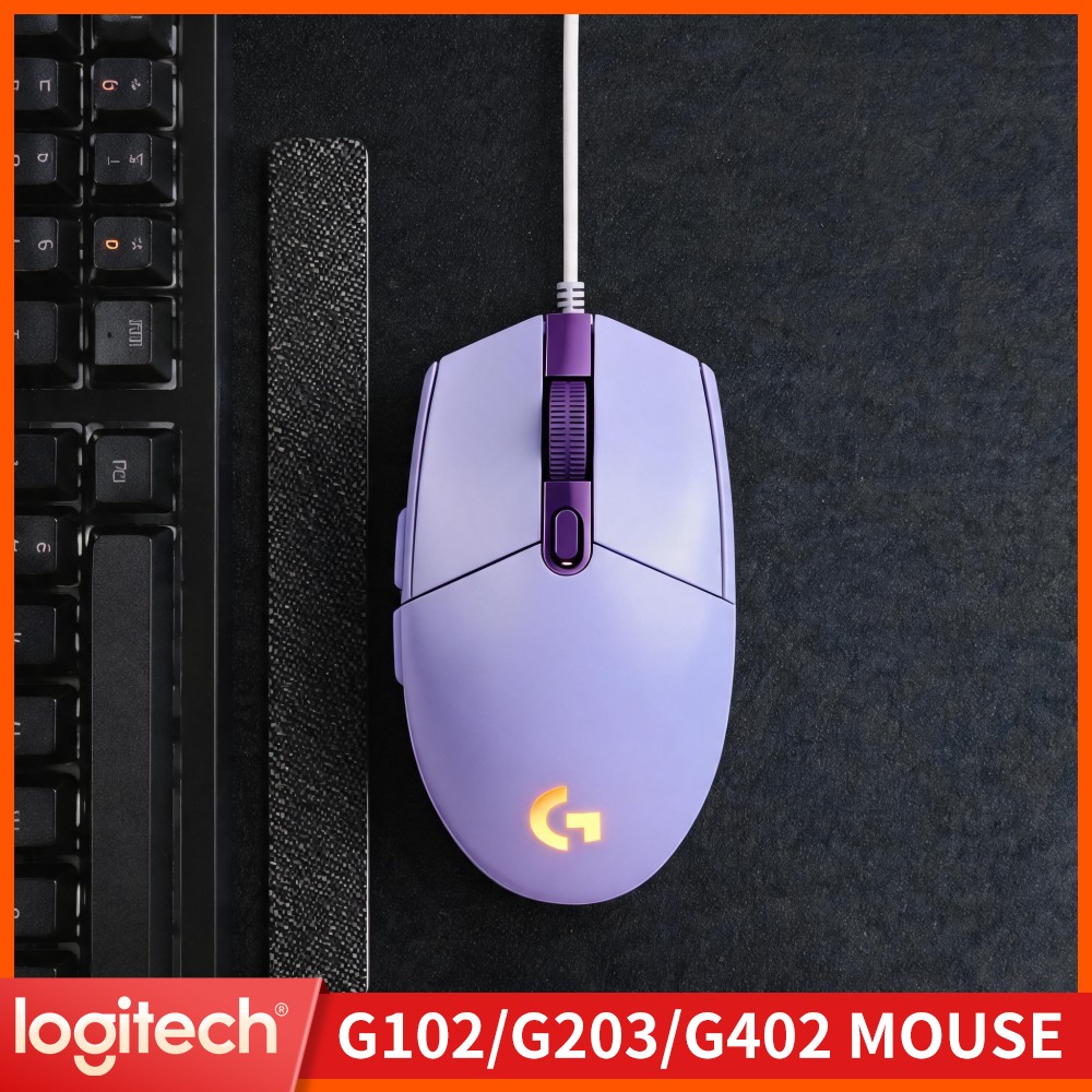 Logitech Mouse G203 - 로지텍 G203 유선 게이밍 마우스, 편안한