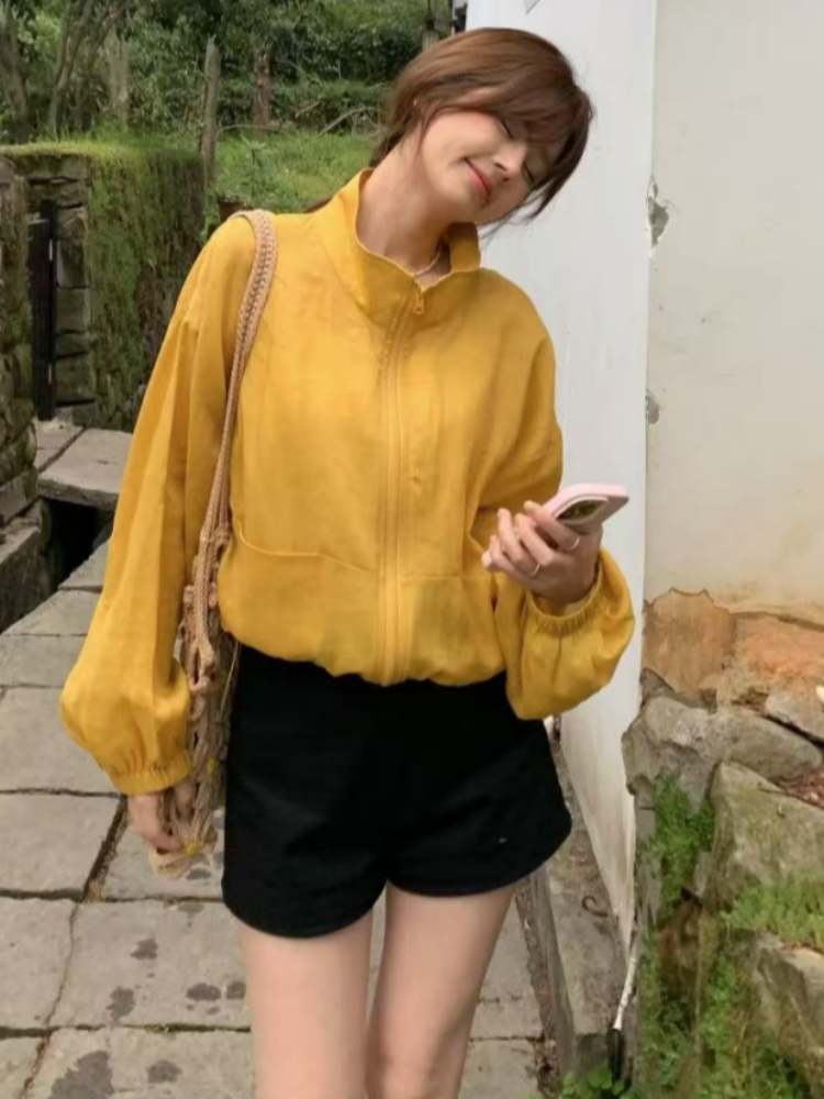 여성용 숏 패딩 재킷 긴 소매 스탠드업 칼라 레저 포켓 - Office Tech Wear 리뷰 및 가격